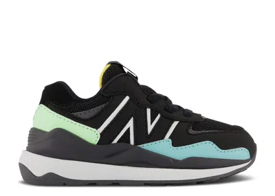 New Balance Babies'   57/40 Toddler 'black Vibrant Spring Glow' In Multi