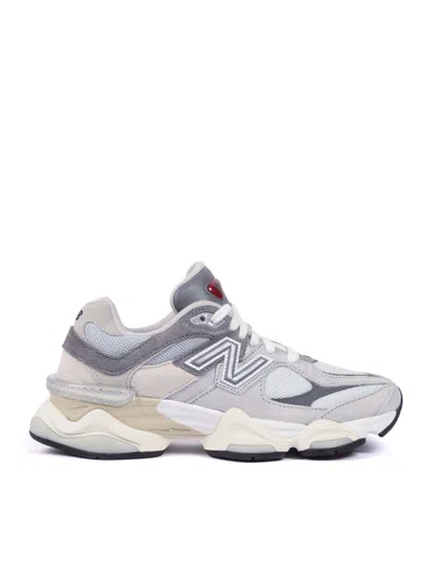 New Balance Grey Mesh-suede Unisex 9060 Sneakers In Gray