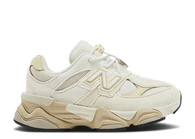 New Balance Babies'   9060 Toddler Wide 'sea Salt Linen' In White