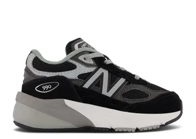 New Balance Babies'   990v6 Toddler 'black Silver'