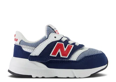 New Balance Babies'   997r New-b Hook & Loop Toddler 'navy Team Red' In Blue