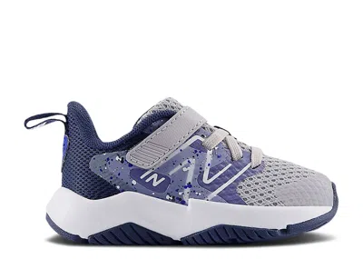 New Balance Babies'   Rave Run V2 Bungee Lace Top Strap Toddler 'raincloud Dream State' In Blue