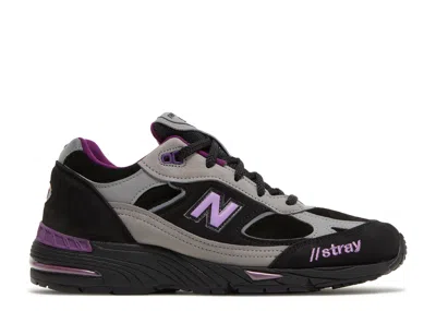 New Balance Stray Rats X Wmns 991 Made In England 'black Purple'