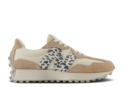New Balance Wmns 327 'flat Taupe Linen Leopard' In Brown