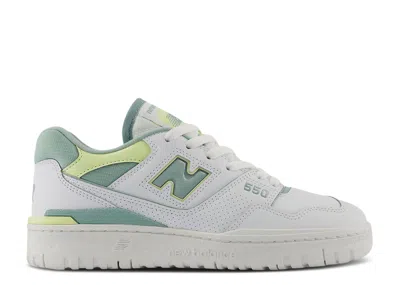 New Balance Wmns 550 'salt Marsh Limelight' In White