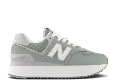 New Balance Wmns 574+ 'juniper' In Green