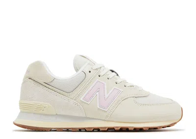 New Balance Wmns 574 'linen Century Pink Gum' In White