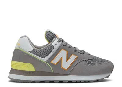 New Balance Wmns 574 'marblehead Lemonade' In Gray