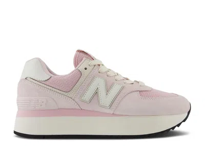 New Balance Wmns 574+ 'mid Century Pink'