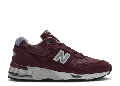 New Balance Wmns 991 Made In England 'burgundy' In Red