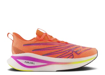 New Balance Wmns Fuelcell Supercomp Elite V3 'neon Dragonfly Cosmic Rose' In Orange