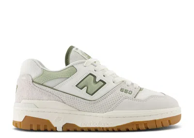 New Balance Women's 550 'spring Collection - Olivine' In White