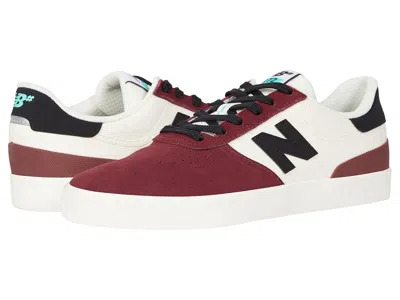 New Balance Numeric 272 Shoes Burgundy/white: Us Men's 12 - Women's 13.5 Wide, Textile/suede/canvas
