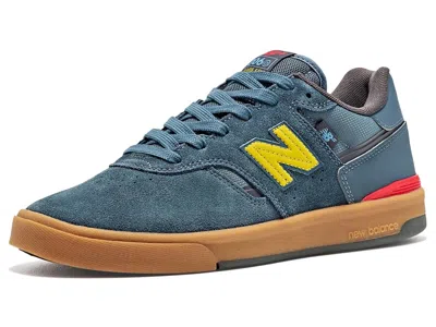 New Balance Numeric 306 Cup Jamie Foy Skate Shoes Shadow Blue/yellow: Us Men's 6.5 - Women's 8 Medium, Synthetic