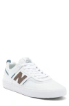 New Balance Numeric 306 Jamie Foy Skate Sneaker In White/dark Mushroom