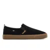 New Balance Numeric 306 Nm306lng Unisex M8/w Black Laceless Shoes Gbnc1283 In Black