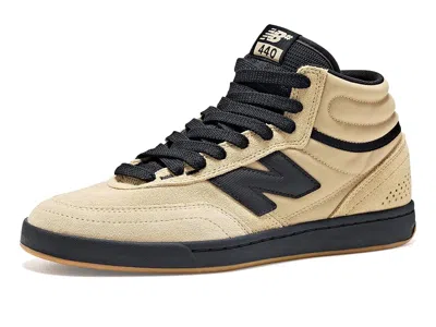 New Balance Numeric 440 V2 Hi Athletic Shoes Sand/black: Us Men's 10 - Women's 11.5 Medium, Suede In Brown