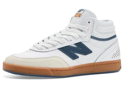 New Balance Numeric 440 V2 Hi Athletic Shoes White/gum: Us Men's 8.5 - Women's 10 Wide, Suede
