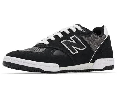 New Balance Numeric 600 Tom Knox Athletic Shoes Black/grey: Us Men's 4 - Women's 5.5 Medium, Suede