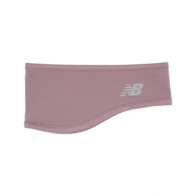 New Balance Nyc Marathon Onyx Grid Fleece Headband In Gray