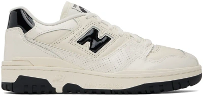 New Balance 550 Sneakers In White With Black Detail