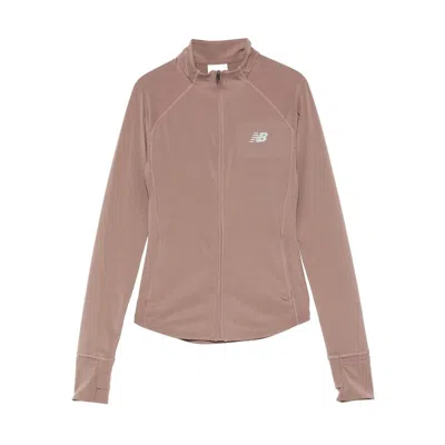 New Balance Zip-front Performance Jacket In Pink