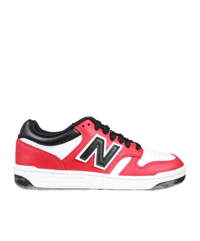 New Balance Panelled Lace-up Trainers In White