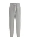 New Balance Elasticated-cuff Track Pants In Gray