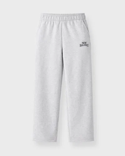 New Balance Pants Trackside Fleece Barrel In Gray
