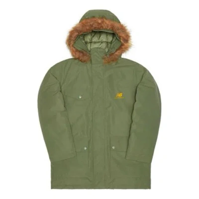 New Balance Parka Jacket 'green Brown'