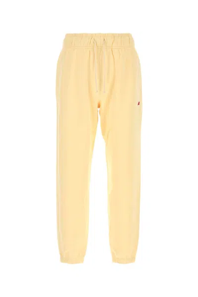 NEW BALANCE PASTEL YELLOW COTTON JOGGERS