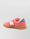 New Balance Perforated Toebox Sneakers With Contrast Heel Tab In Pink