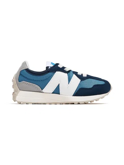 New Balance Kids' Logo-patch Lace-up Sneakers In Blue