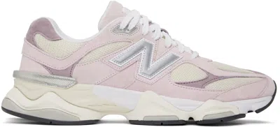 New Balance Pink & Beige 9060 Trainers In Rose Sugar