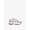 New Balance Pink Kids' 1906 Brand-patch Leather And Mesh Low-top Trainers Eur 37 / 4 Uk In Pink