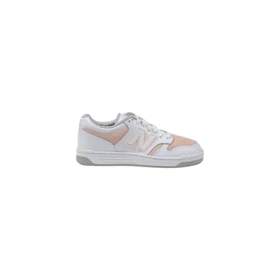 New Balance Pink Leather Sneaker In Multi