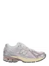 New Balance Pink Low Top Sneakers With Logo Patch On Side And Tongue And Perforated Panels In Tech Fabric Unisex In Multi