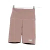 New Balance Harmony Logo-print Performance Shorts In Pink