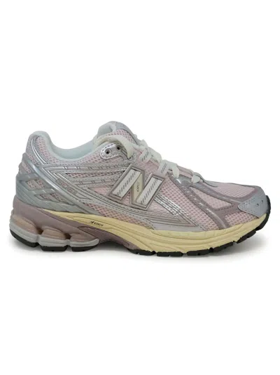 New Balance Pink Syntethic Sneaker In Pink/grey/purple