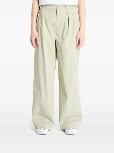 New Balance Pleated Straight Trousers In Neutral