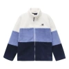 New Balance Plus Colorblock Patch Detail Zip Up Teddy Jacket 'white Blue Black'