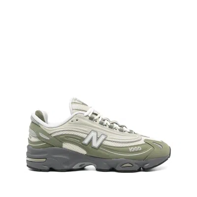 New Balance Polyester Sneakers In Green