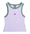 New Balance Premium Ribbed Tank Top In Purple