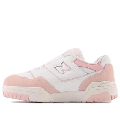 New Balance (ps)  550 Bungee Lace With Top Strap 'white Pink Haze' In Multi
