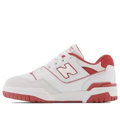 New Balance Two-tones Leather And Fabric 550 Sneakers In White