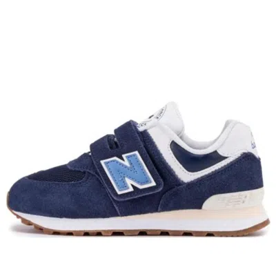 New Balance (ps)  574 Hook & Loop Shoes 'blue White'
