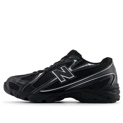 NEW BALANCE (PS) NEW BALANCE 740 BUNGEE LACE 'BLACK SILVER'