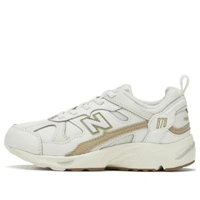 New Balance (ps)  878 Shoes 'white Beige' In Neutral