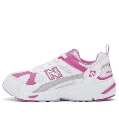 New Balance (ps)  878 'white Rose Red'
