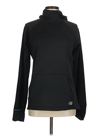 Pre-owned New Balance Pullover Hoodie In Black